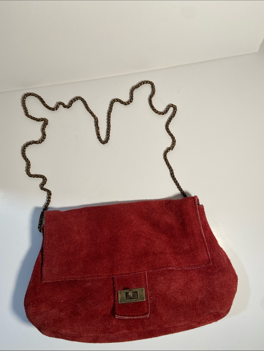 Free People Slouchy Split Leather Lottie Bag